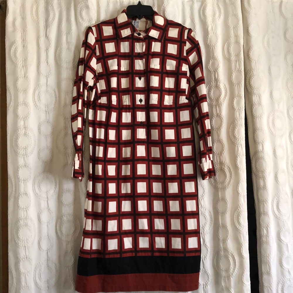 Vintage Marimekko shirt dress 1973